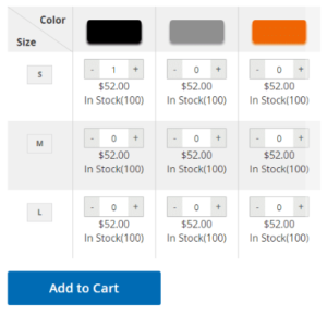 matriz compra b2b magento